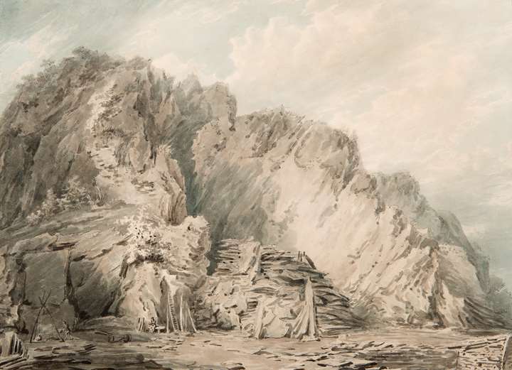 A Slate Quarry in Wales